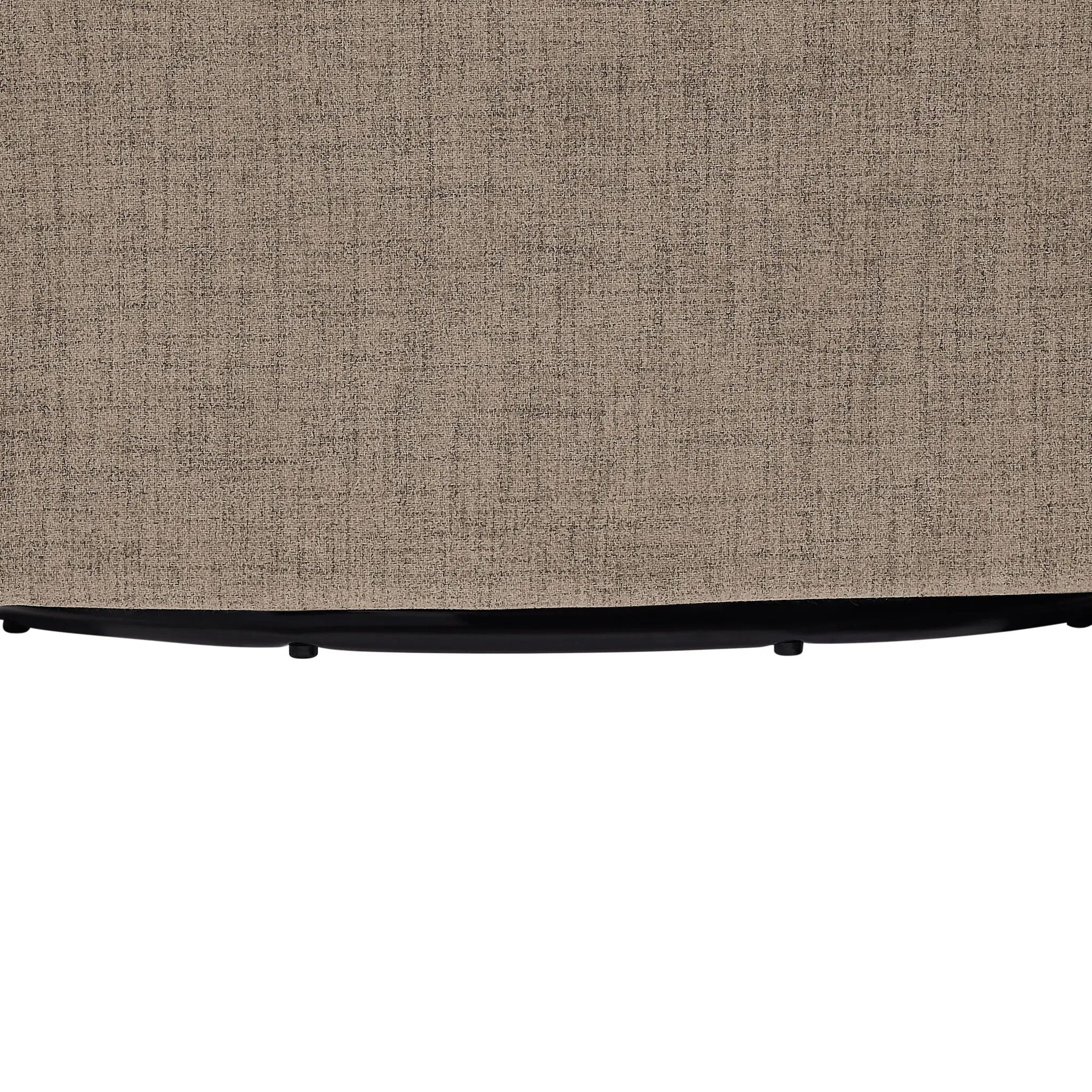 Solitude - Skirted Swivel Accent Chair With Hemp Like by HouseOfZazla