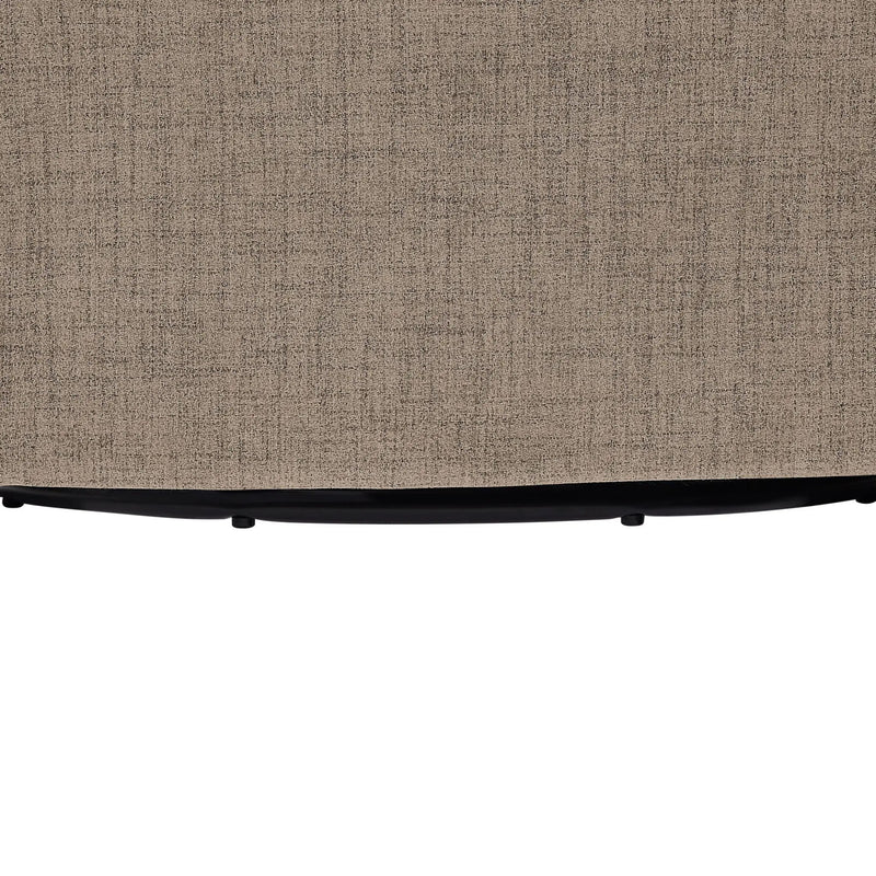 Solitude - Skirted Swivel Accent Chair With Hemp Like by HouseOfZazla