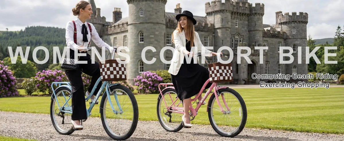 26 Inch 7-Speed City Commuter Bike with Lock & Detachable Basket, photo 2 of 10