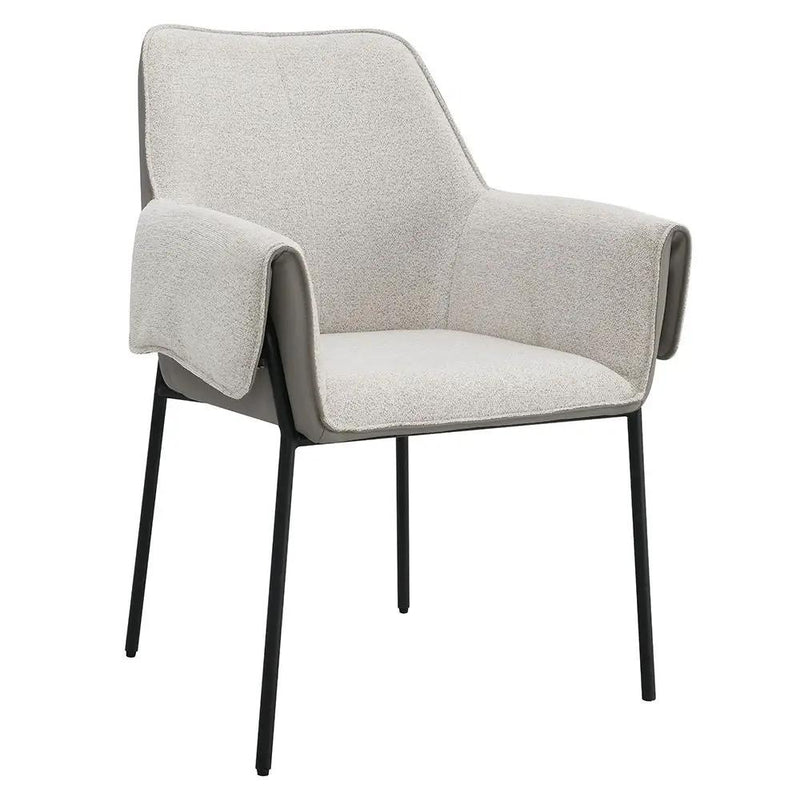 Jirina - Arm Chair (Set of 2) - Beige Chenille by Unique Piece Furniture