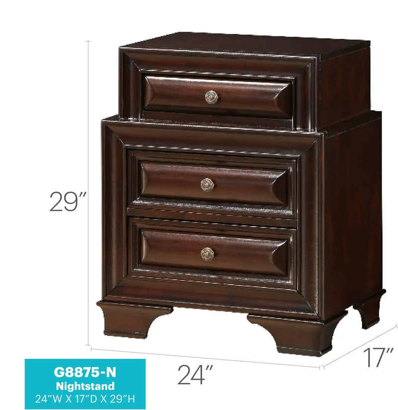 LaVita - Nightstand - Cappuccino by HouseOfZazla