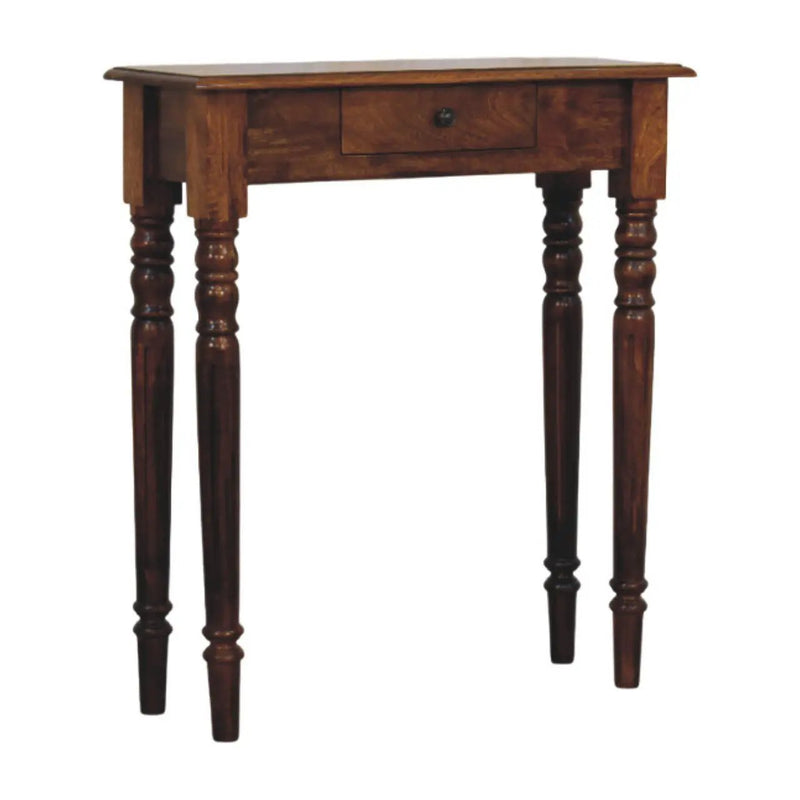 Turned Legs Drawer Console Table by Unique Piece Furniture