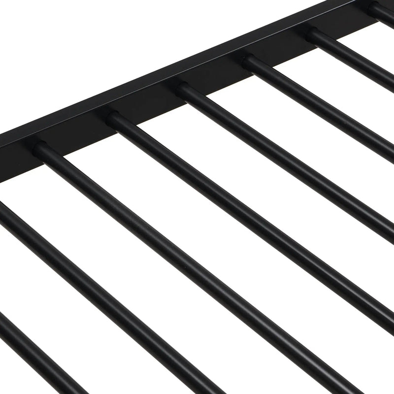 Twin Over Full Bunk Bed With Large Under-Bed Storage - Black by Unique Piece Furniture