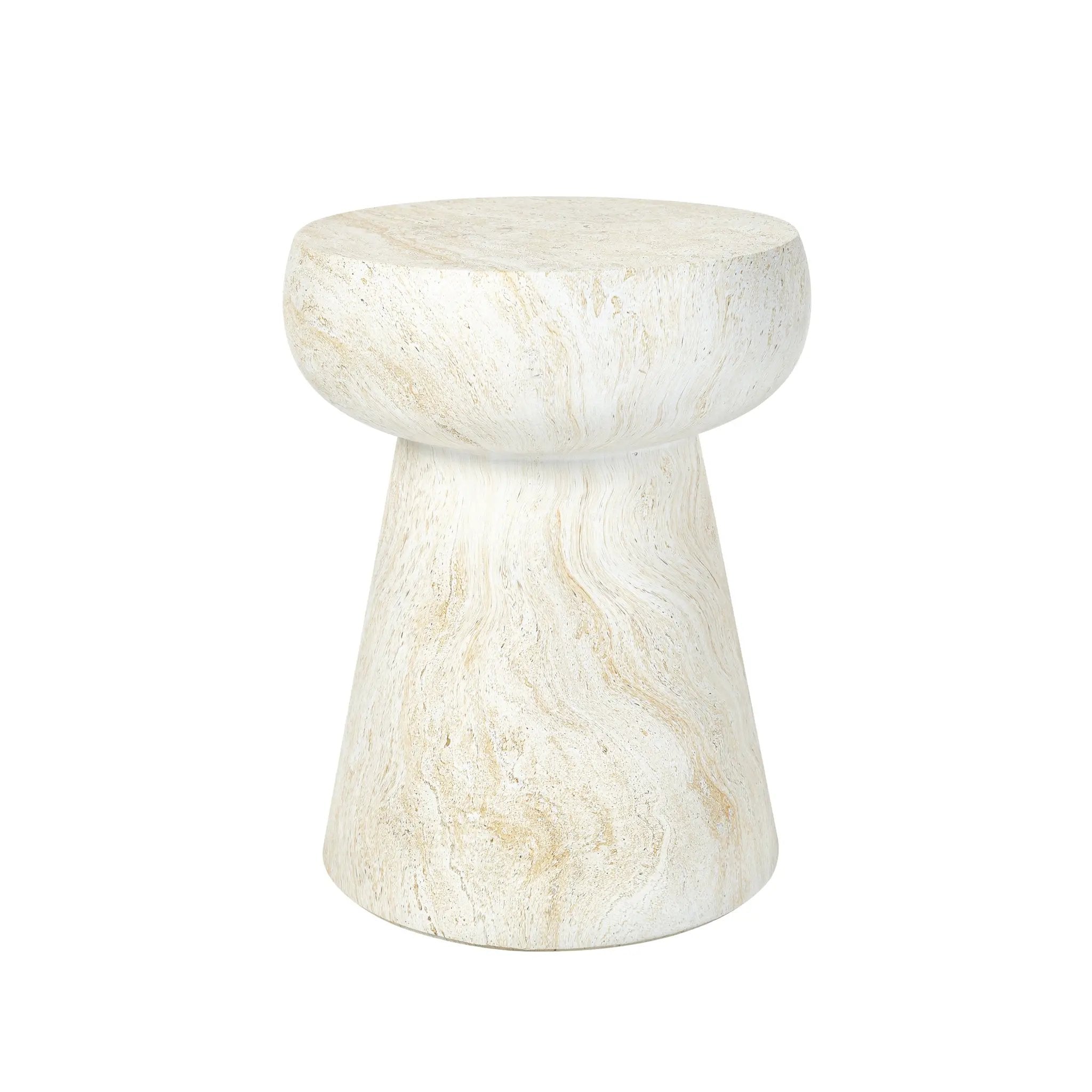 U_Style Mushroom-Shaped Outdoor Concrete Side Table by HouseOfZazla