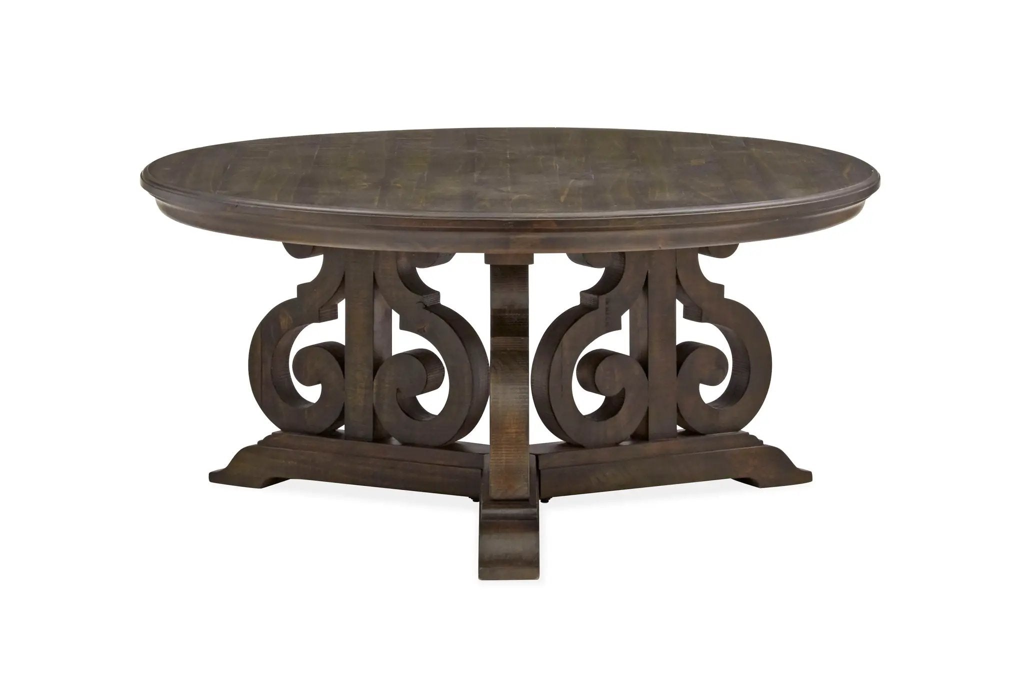 Bellamy - Round Cocktail Table - Peppercorn by Unique Piece Furniture