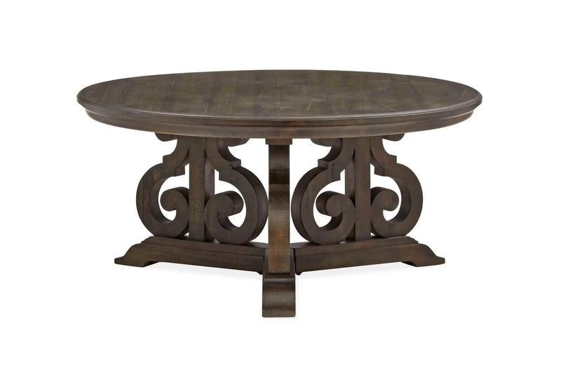 Bellamy - Round Cocktail Table - Peppercorn by Unique Piece Furniture