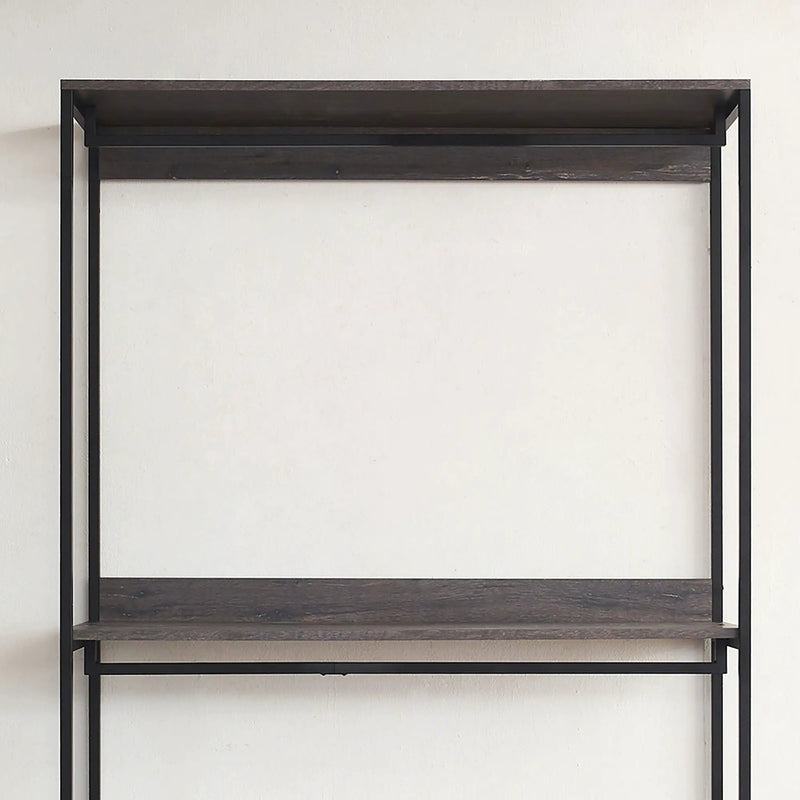 Monica - Farmhouse Industrial Wood Walk In Closet by HouseOfZazla