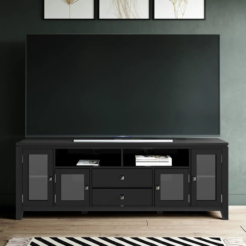 Cosmopolitan - Handcrafted Wide TV Media Stand by HouseOfZazla