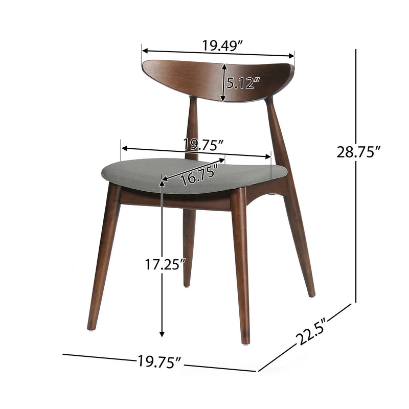 5 Piece Dining Set With Ergonomic Chairs by HouseOfZazla