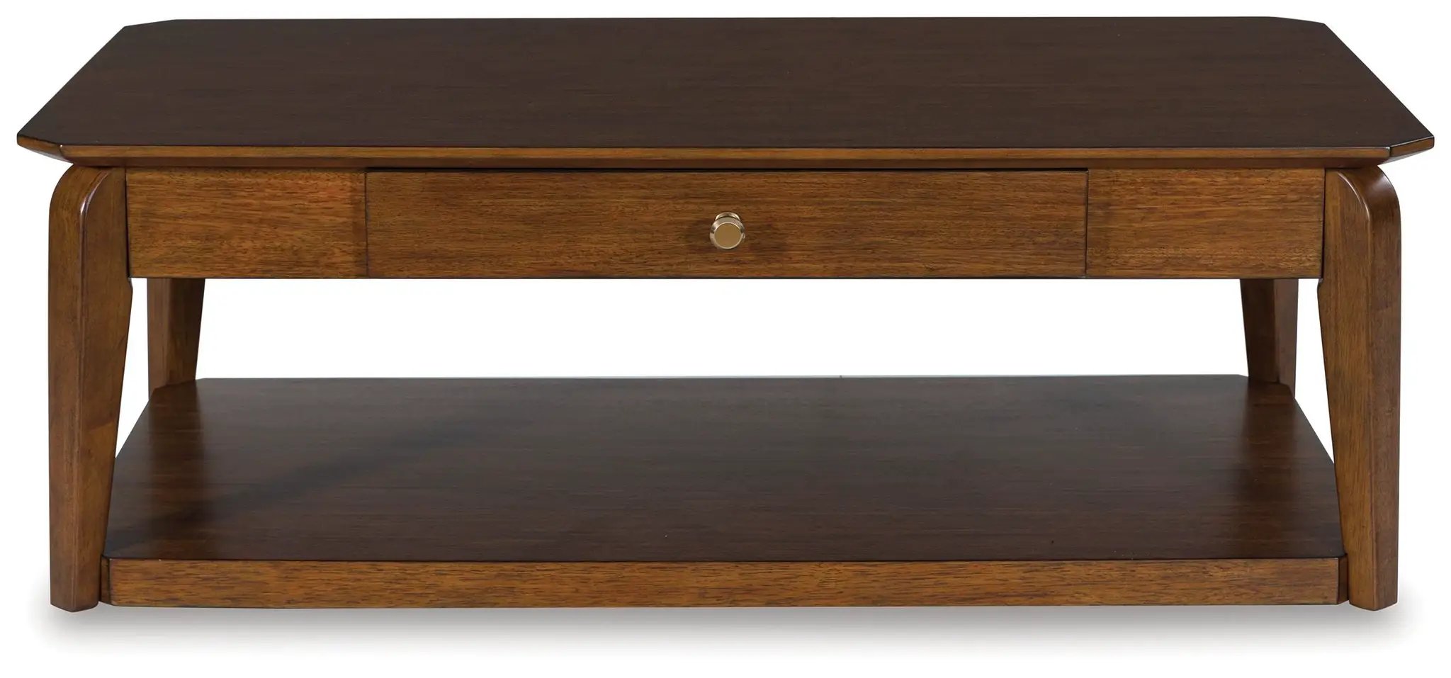 Trenmour - Rectangular Cocktail Table - Medium Brown by Unique Piece Furniture