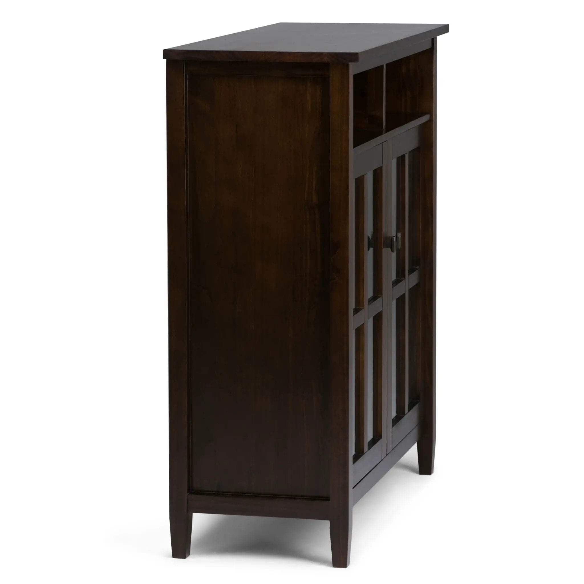 Warm Shaker - Handcrafted Medium Storage Media Cabinet by HouseOfZazla