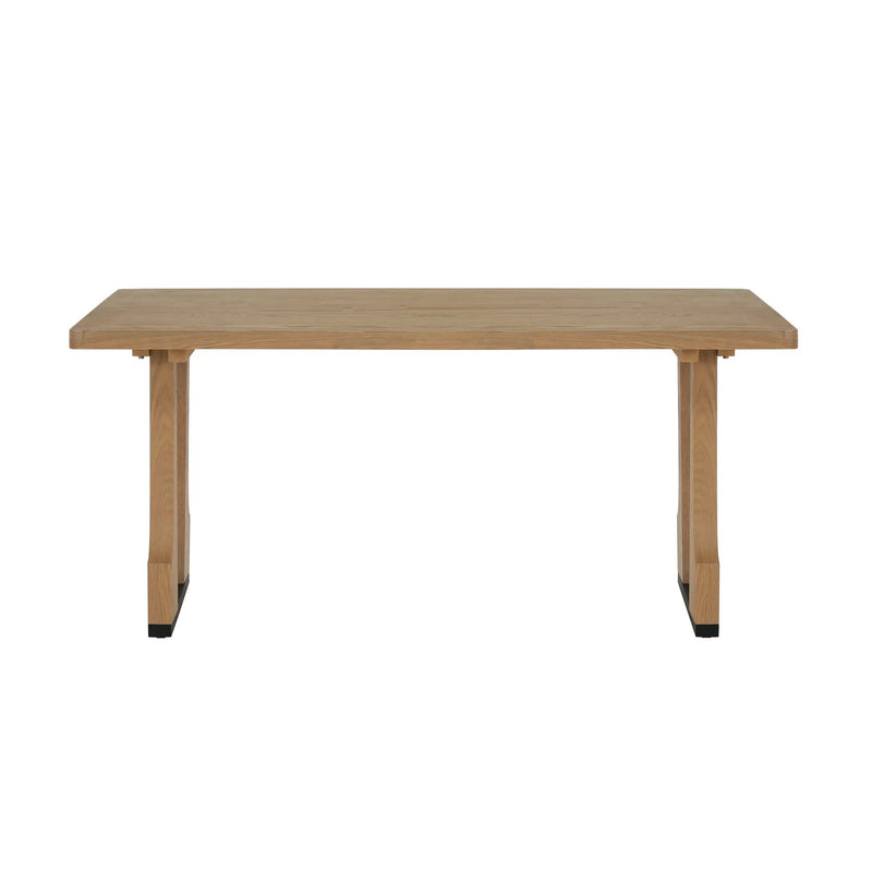 63" Rectangular Dining Table (Light Ash) by HouseOfZazla