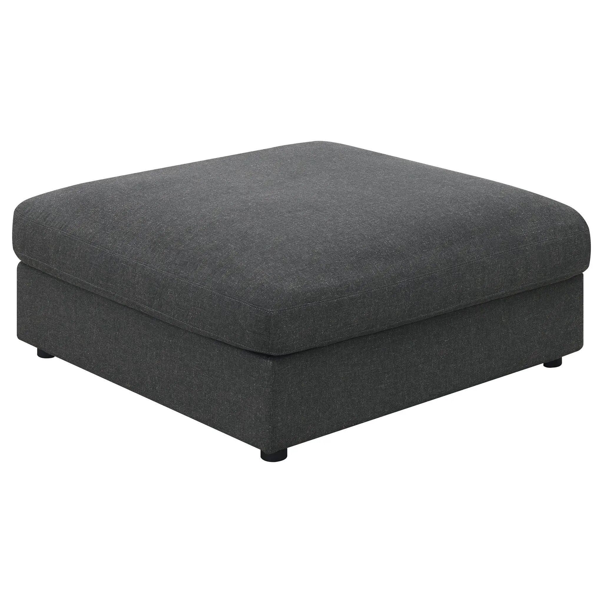 Duncan - Square Upholstered Ottoman by HouseOfZazla