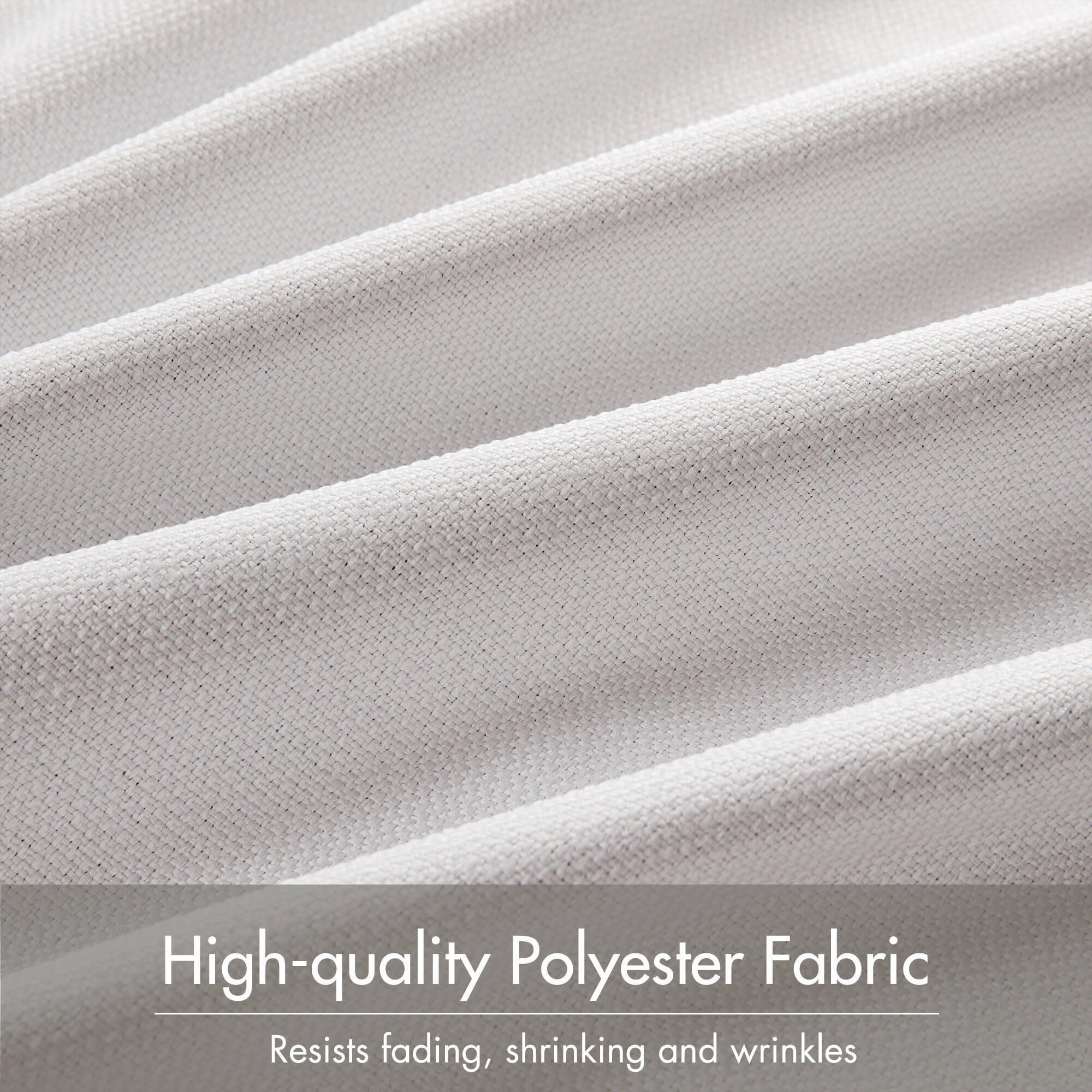2-PK 52x84" Sound Blocking Total Blackout Curtain Panel Pair White by HouseOfZazla