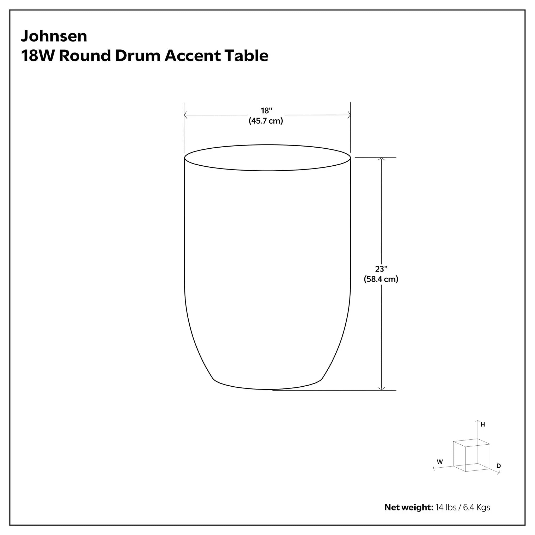 Johnsen - Cross Hatch Pattern Accent Table - Antique Gold by HouseOfZazla