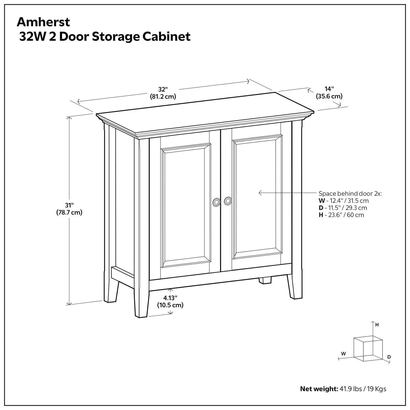 Amherst - Handcrafted Low Storage Cabinet by Unique Piece Furniture
