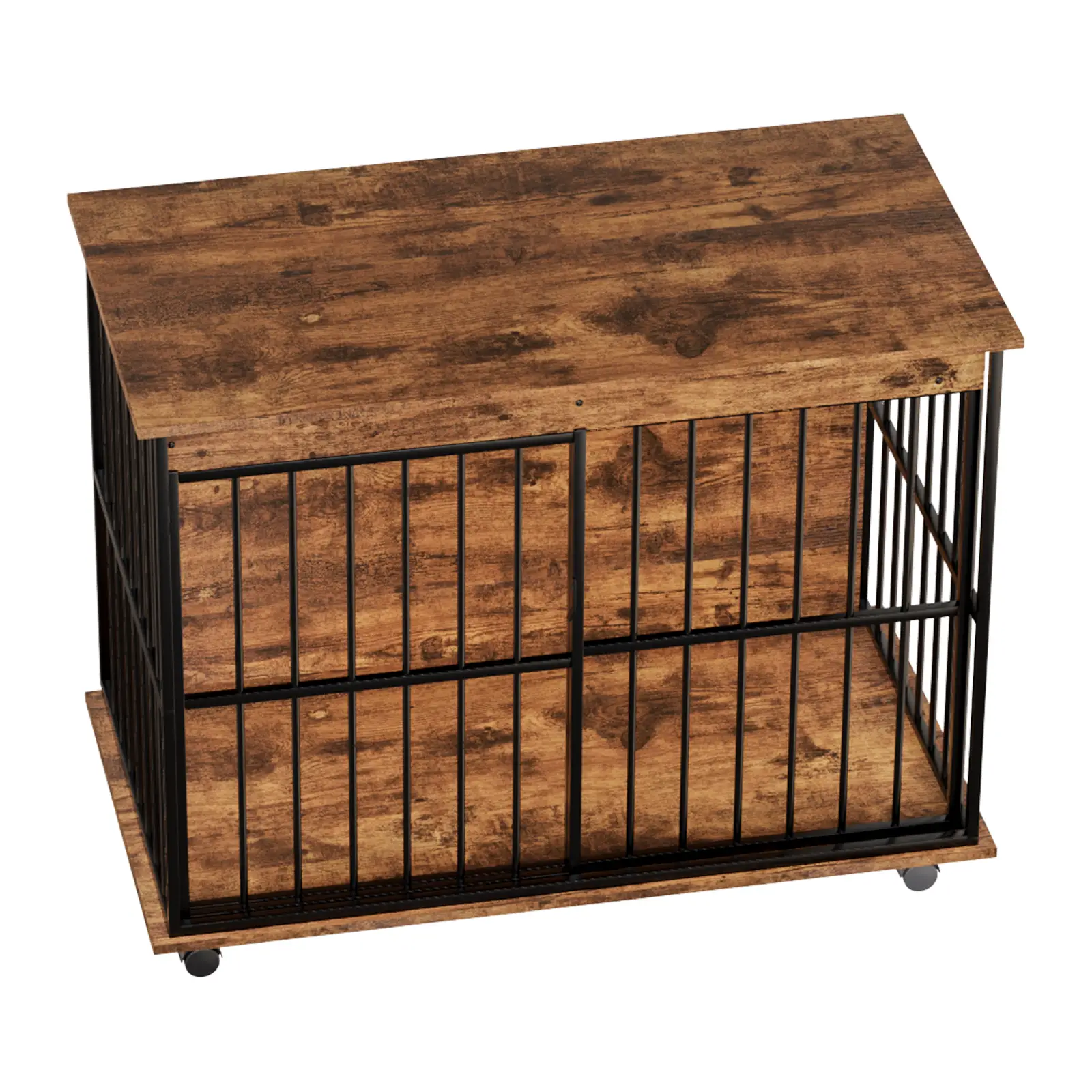 Large Wooden Dog Crate Furniture by HouseOfZazla