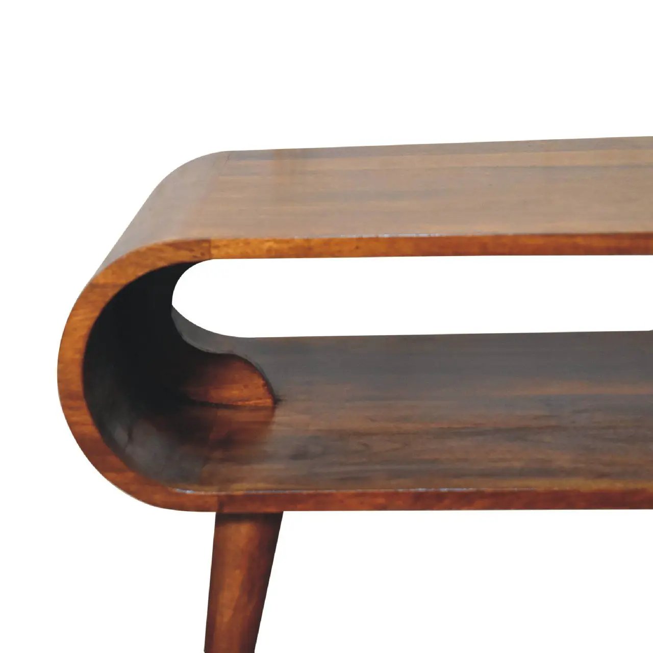 Solid Wood Open Coffee Table by Unique Piece Furniture