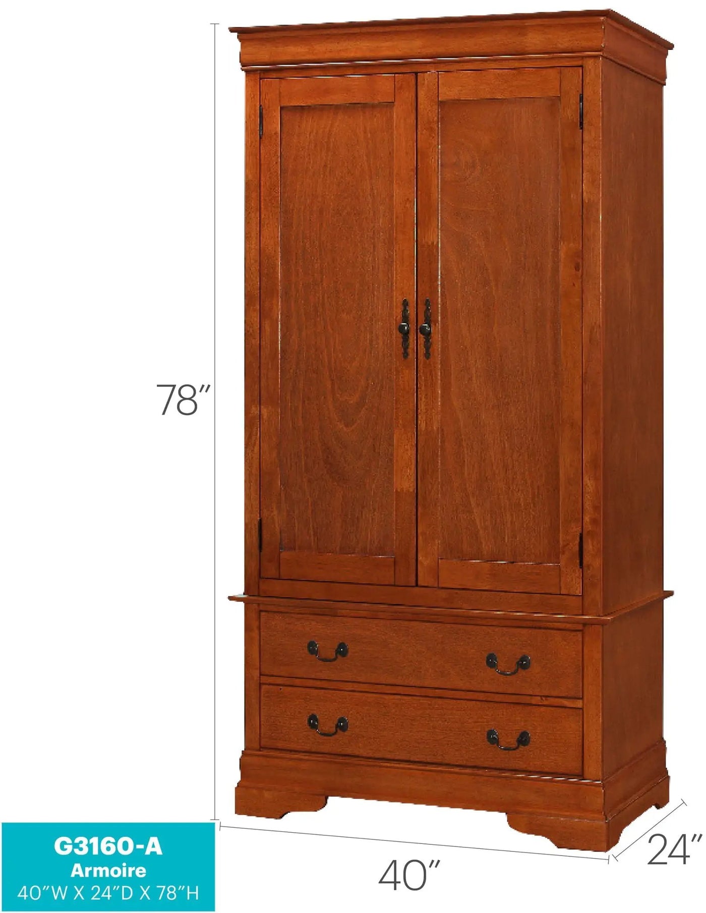 Elegant Traditional Armoire by Unique Piece Furniture