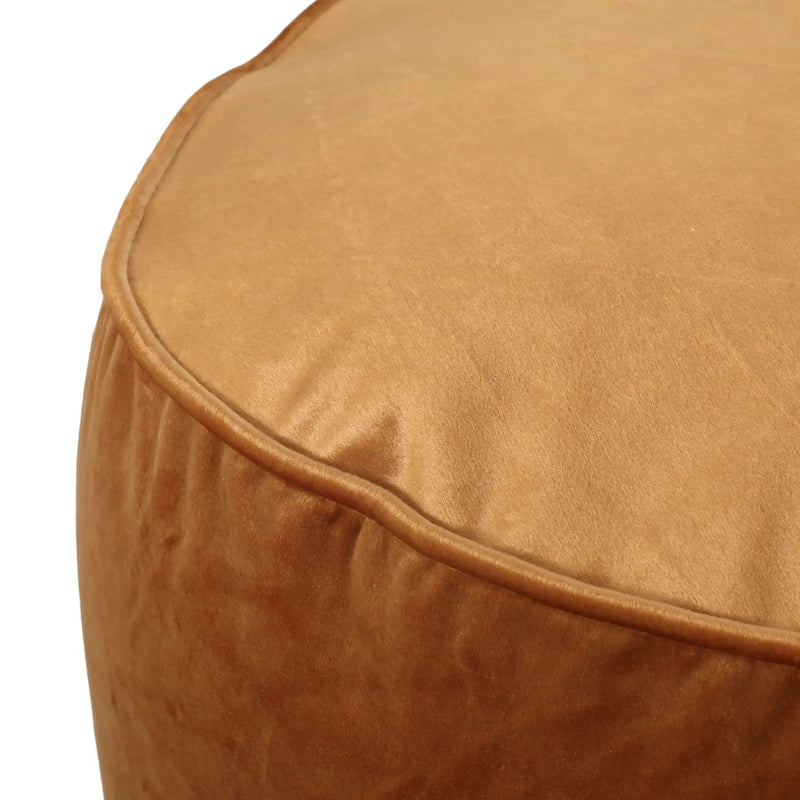 Shimon - Cylinder Pouf Ottoman And Floor Cushion by Unique Piece Furniture