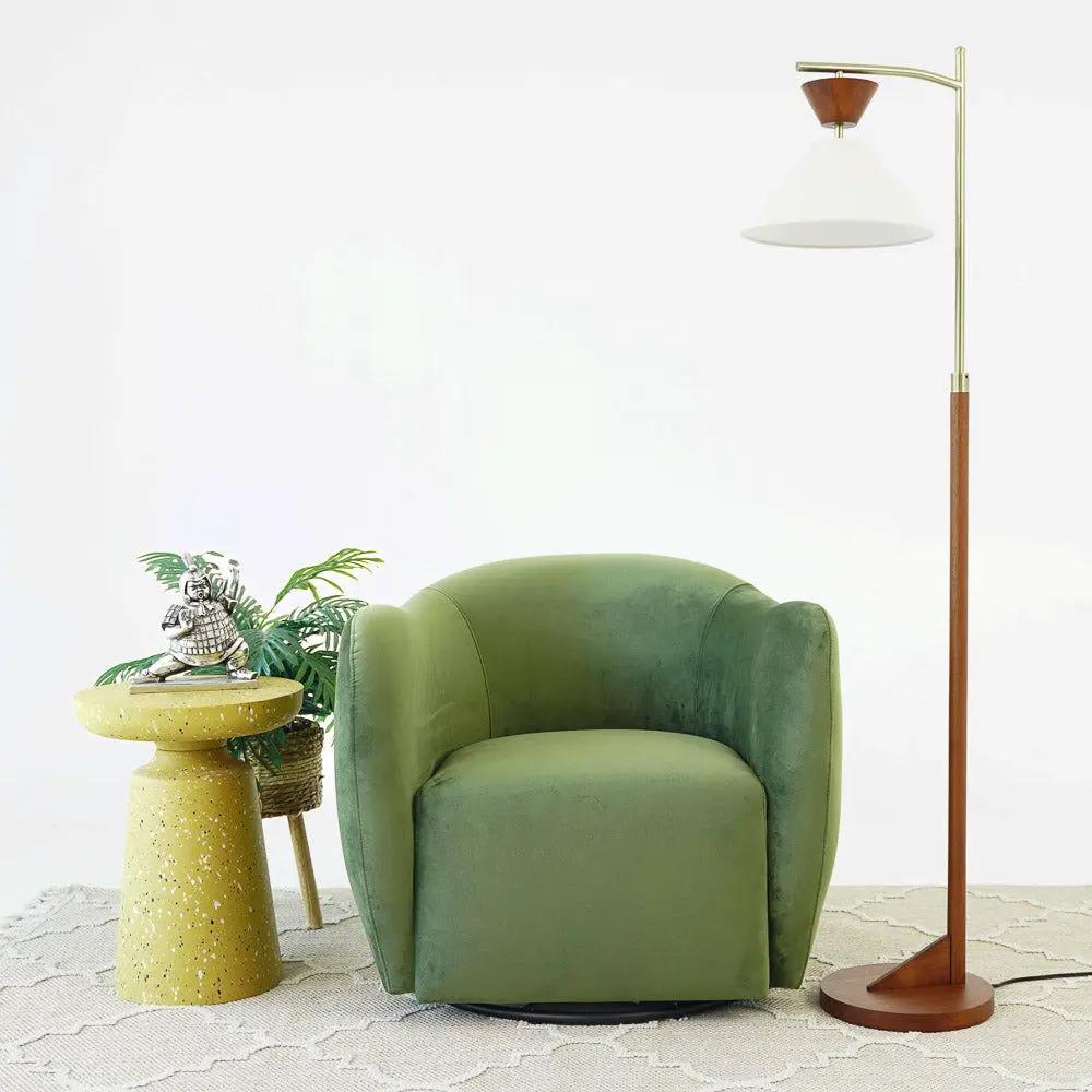 Renee - Swivel Chair - Green by HouseOfZazla