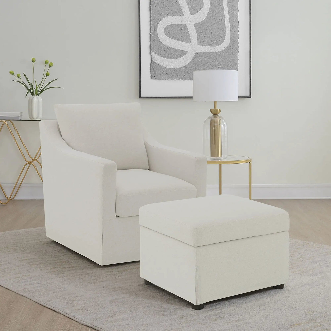 Merced - Lift Top Storage Ottoman by HouseOfZazla
