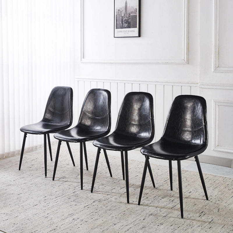 Dining Chairs (Set of 4) - Black by Unique Piece Furniture