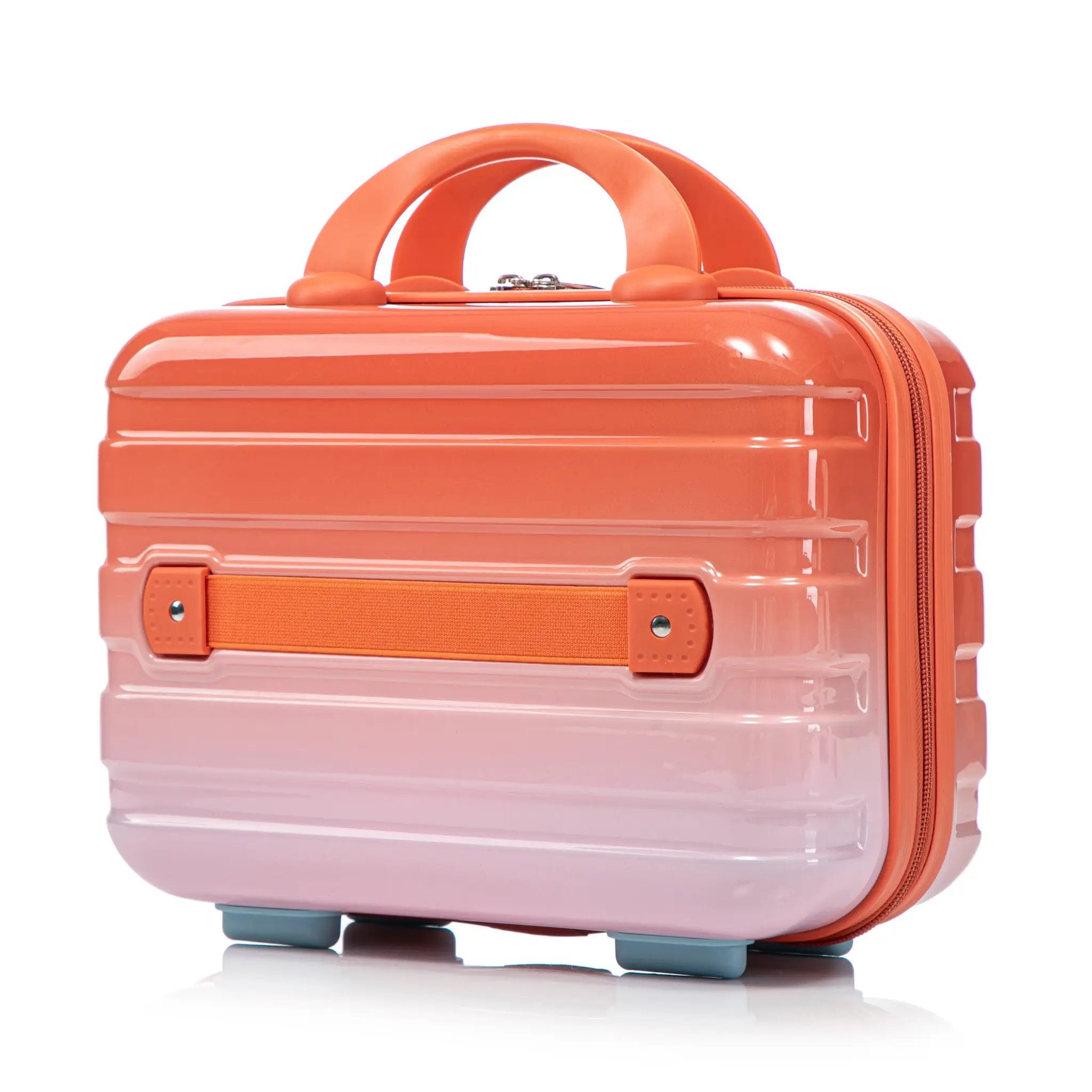 2 Pc PC Spinner Wheel Luggage Set with Gradient Color and Lock by HouseOfZazla