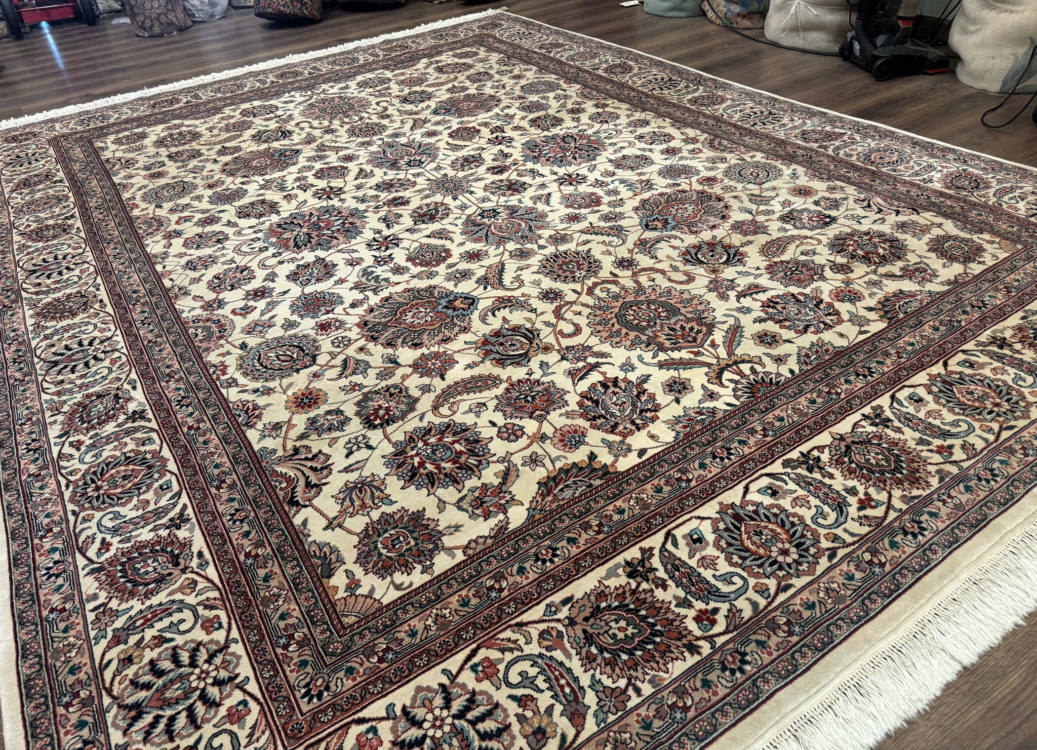Pak Persian Rug 9x12, Allover Pattern, Fine Handmade Oriental Carpet by Jewel Rugs