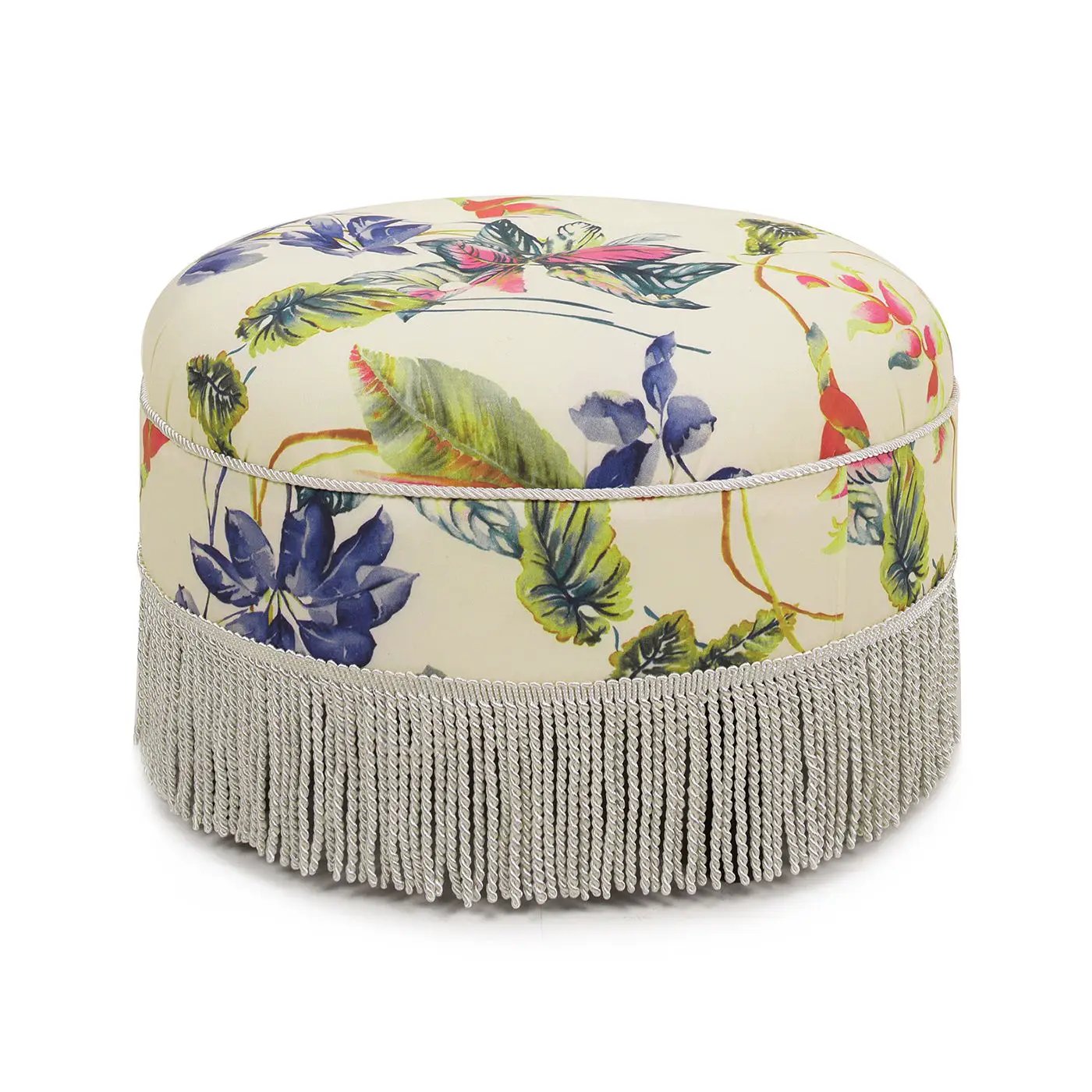 Yolanda - Round Upholstered Accent Ottoman by Unique Piece Furniture