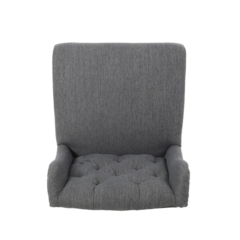 Vienna Fabric Tufted Counter Stool With Nailhead Accents (Set of 2) by HouseOfZazla