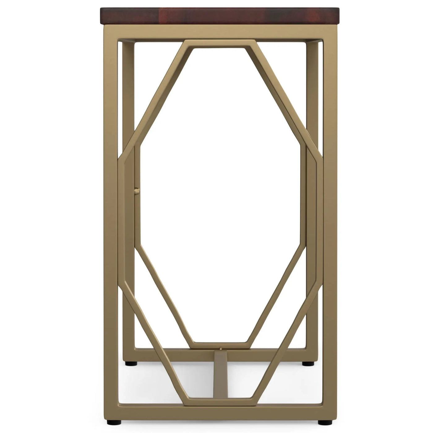 Selma - Handcrafted Metal And Wood Accent Table by HouseOfZazla