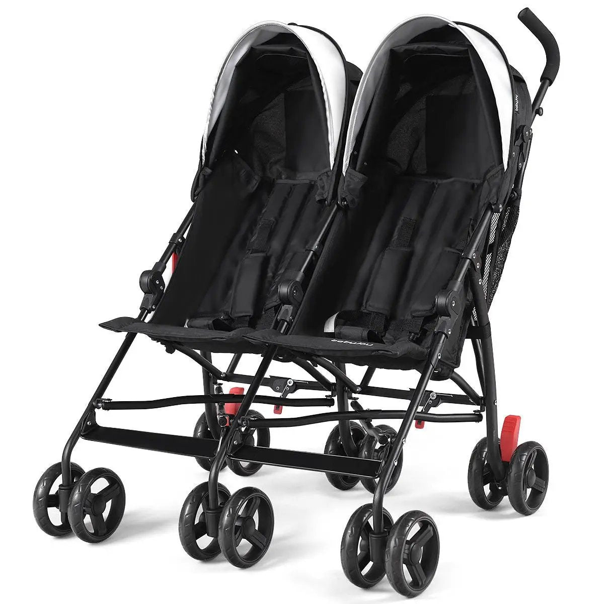 Foldable Twin Baby Double Stroller Ultralight Umbrella Kids Stroller by DirectDeals