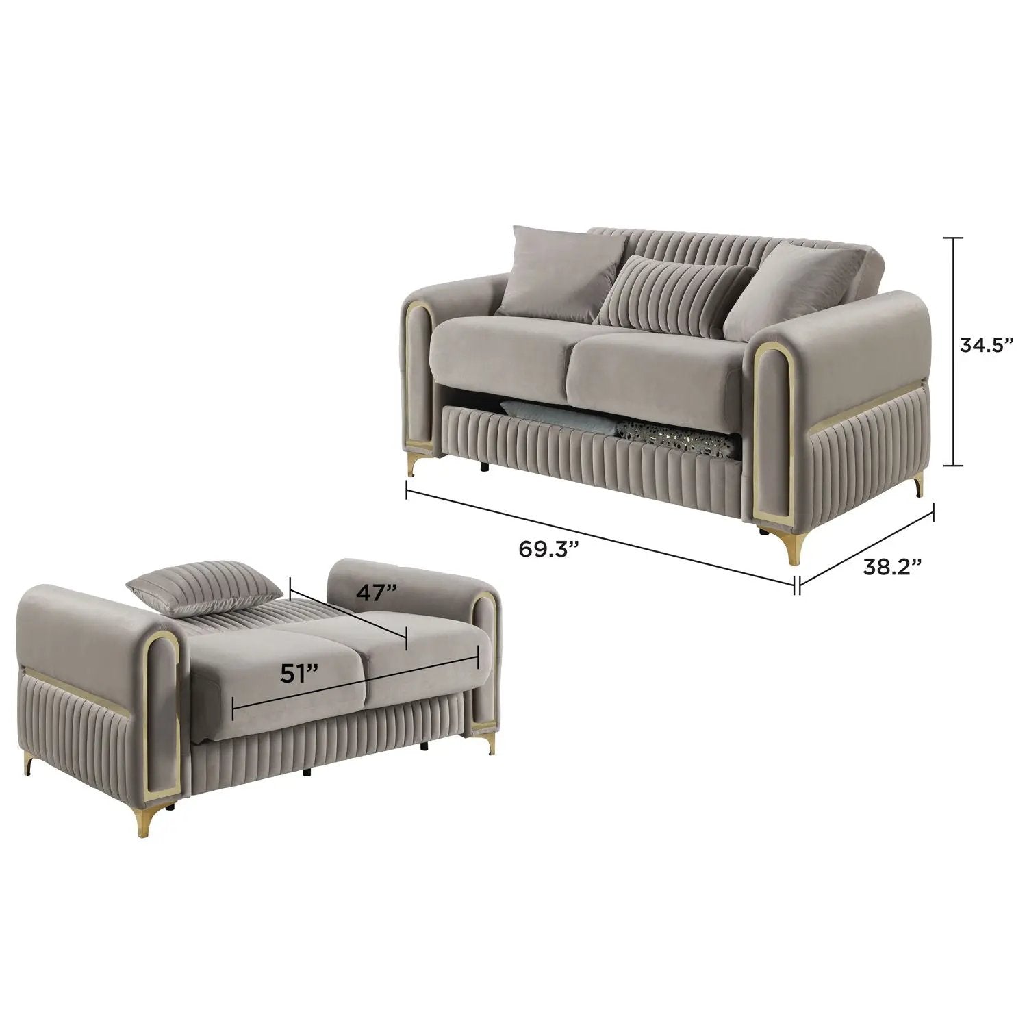 Ruby - Sofa Set by HouseOfZazla