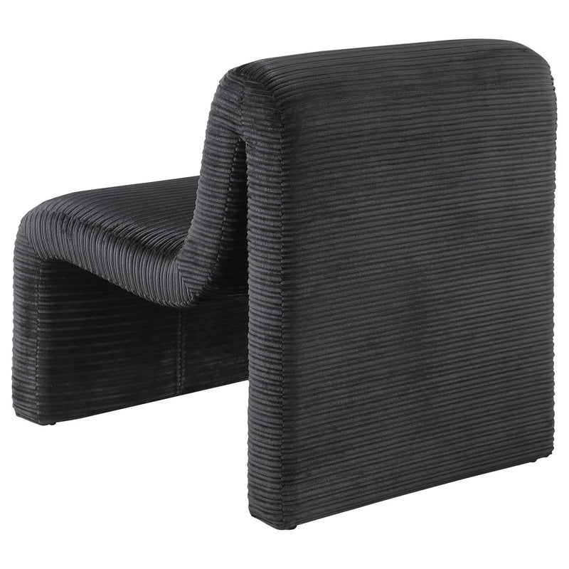 Winne - Curved Armless Accent Chair by HouseOfZazla