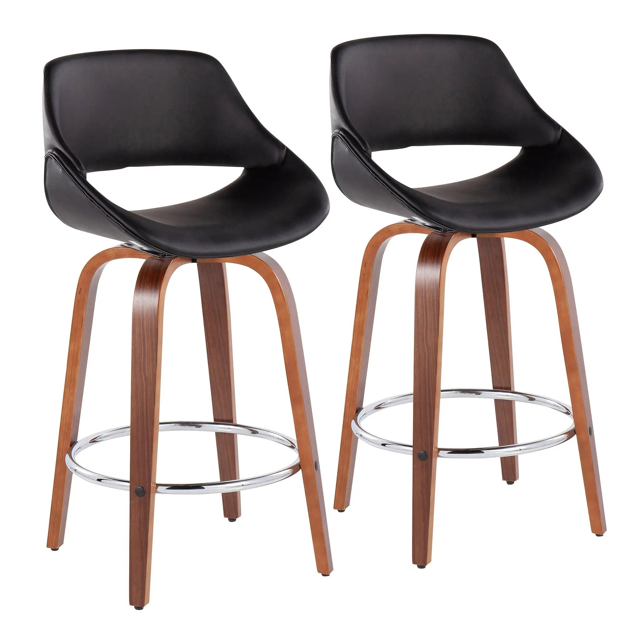 Mid-Century Modern Fixed-Height Counter Stool by HouseOfZazla