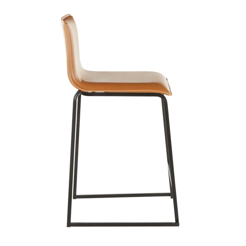 Mara - Upholstered Contemporary Counter Stool (Set of 2) by HouseOfZazla