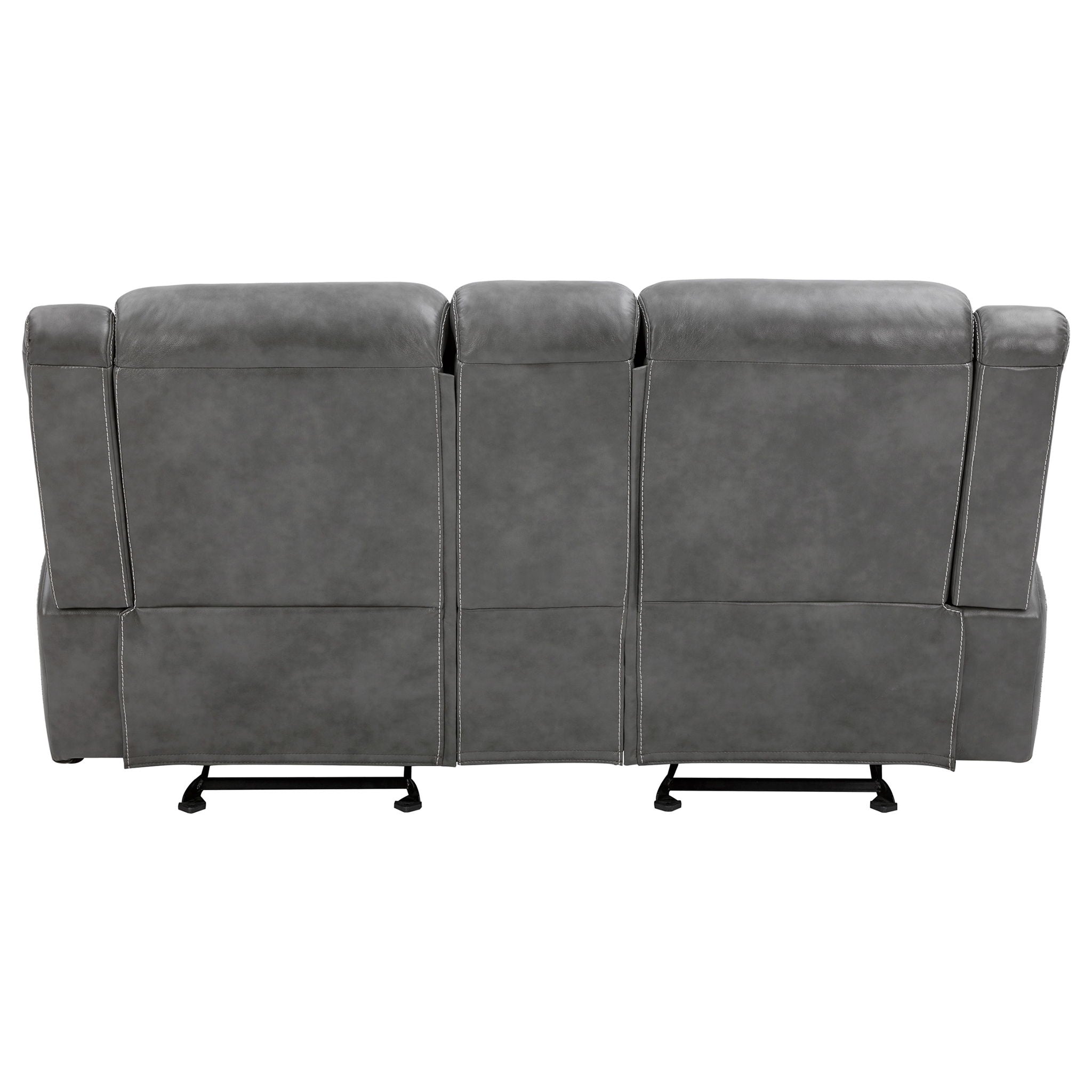 Carmen - Cool Motion Loveseat With Storage, With Reclining Function And Built In Storage - Gray by HouseOfZazla