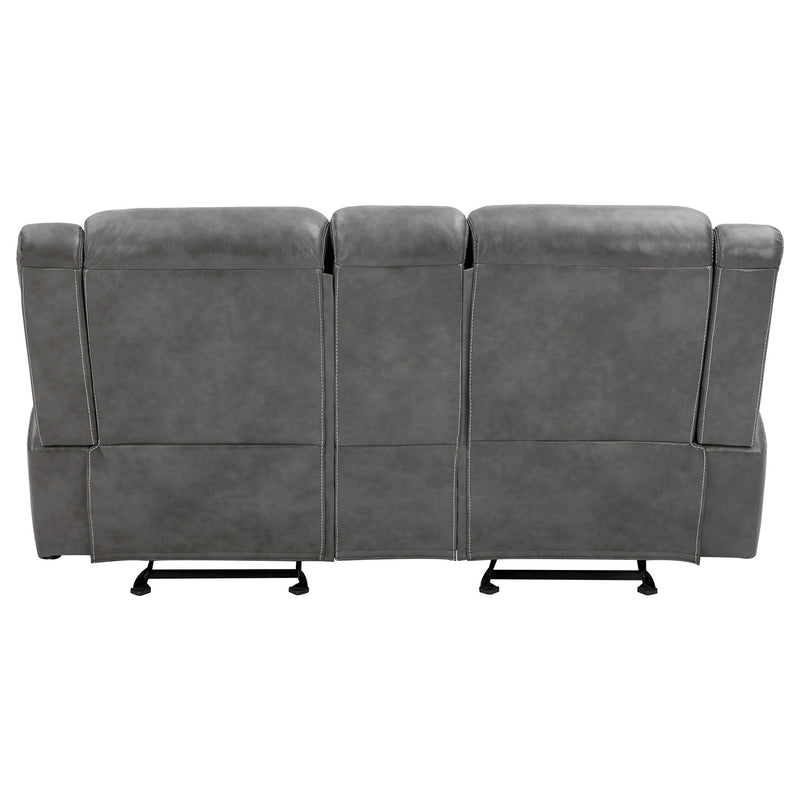 Carmen - Cool Motion Loveseat With Storage, With Reclining Function And Built In Storage - Gray by HouseOfZazla