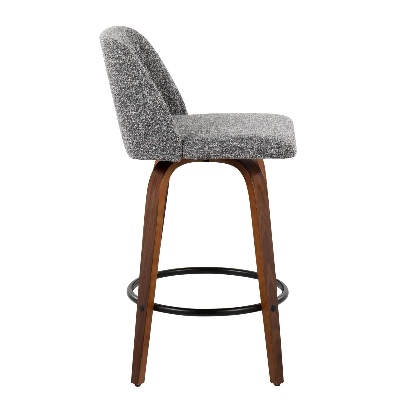 Toriano - Mid Century Modern, Counter Stool (Set of 2) by HouseOfZazla