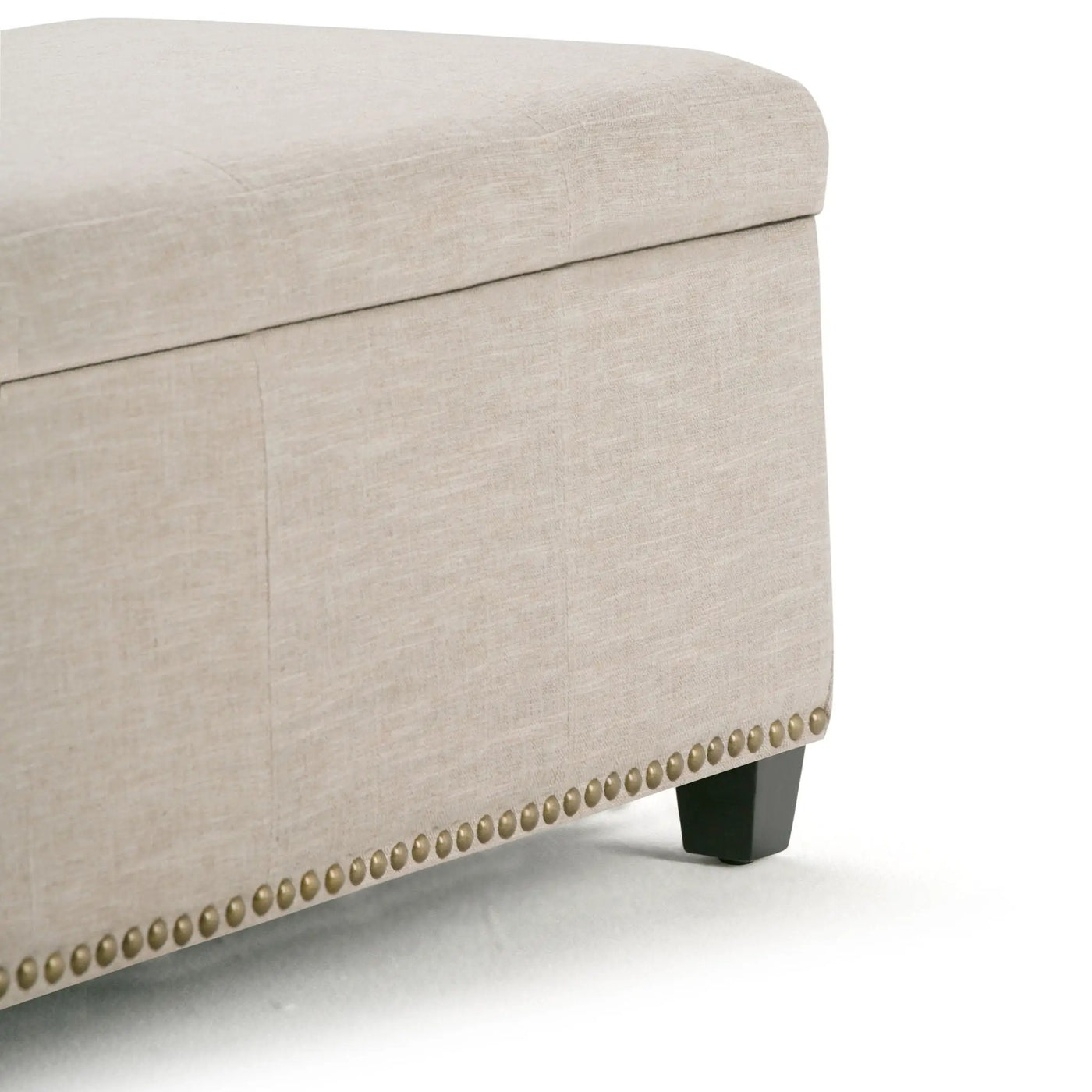 Kingsley - Upholstered Large Storage Ottoman by HouseOfZazla