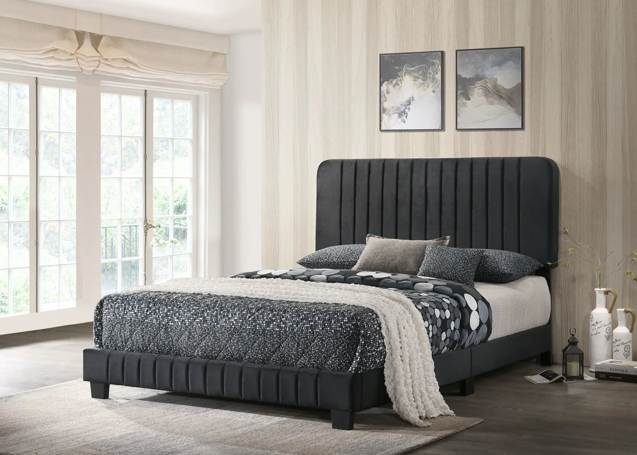 Channel Tufted Bed by HouseOfZazla