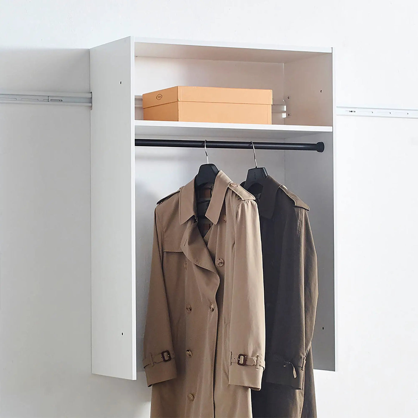Devi - Wall Mounted Closet System With Modular Units by HouseOfZazla