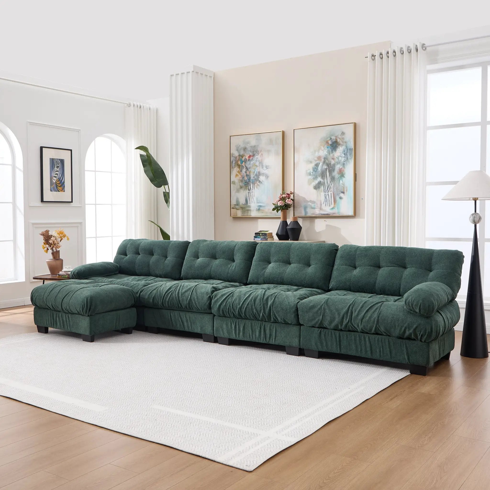 Modular Sectional Sofa Cloud Couch by HouseOfZazla