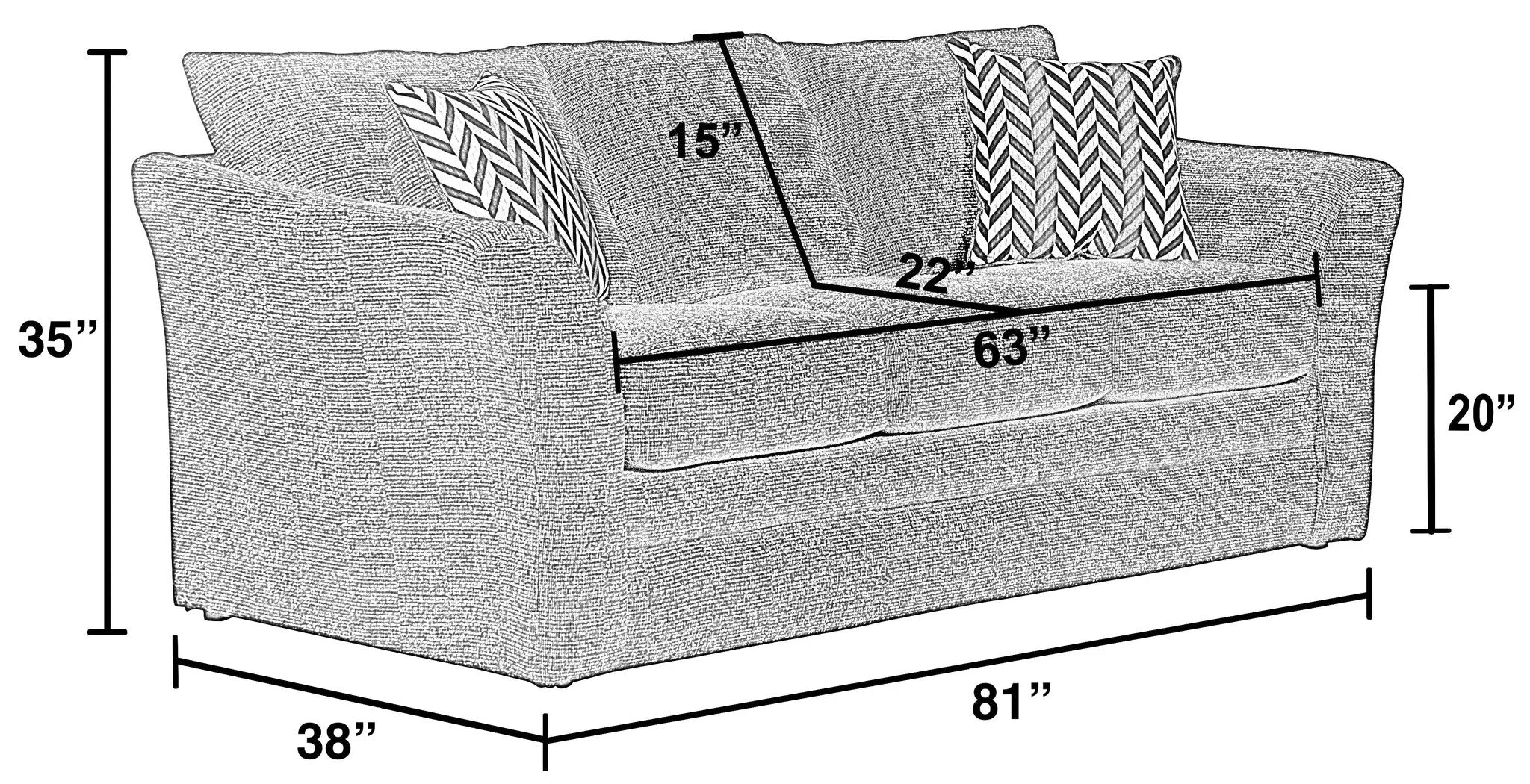 Varner - Sofa - Ebony by Unique Piece Furniture