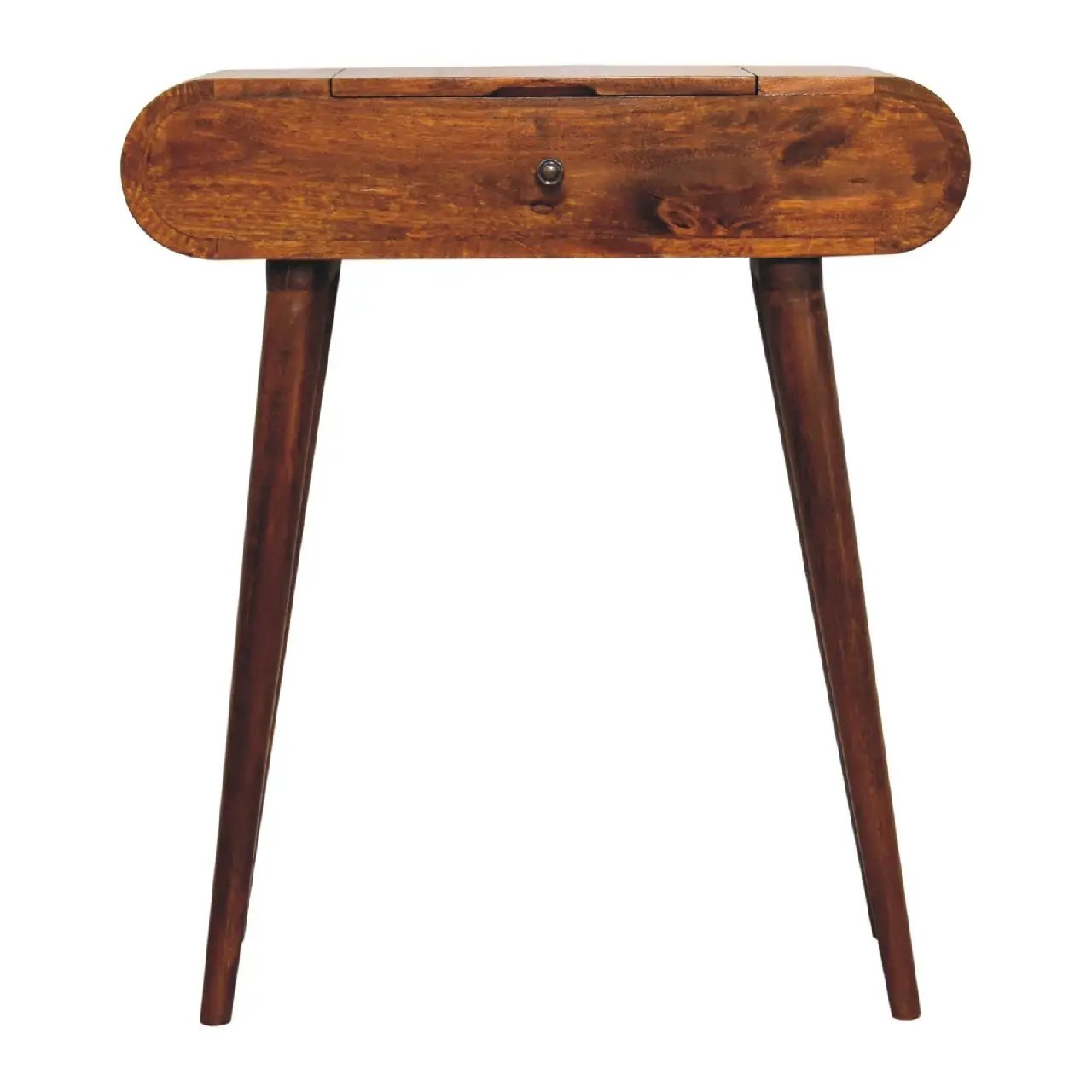 Mini Round Fold Vanity - Chestnut by Unique Piece Furniture