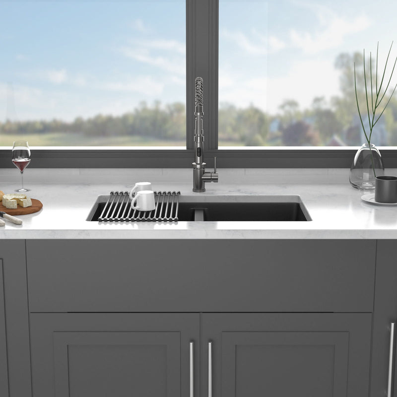 Granite Composite Double Bowl Undermount Kitchen Sink by HouseOfZazla