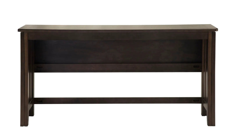 Drop Leaf Table & 4 Stools - Dark Brown by Unique Piece Furniture