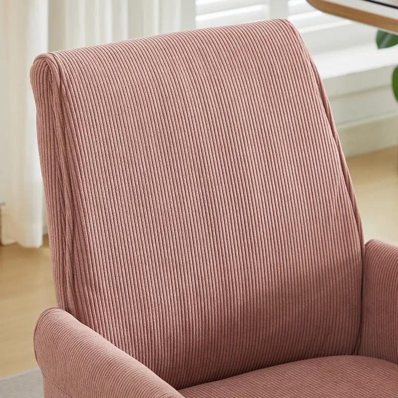 Mid-Back Liftable Office Chair in Light Pink by HouseOfZazla
