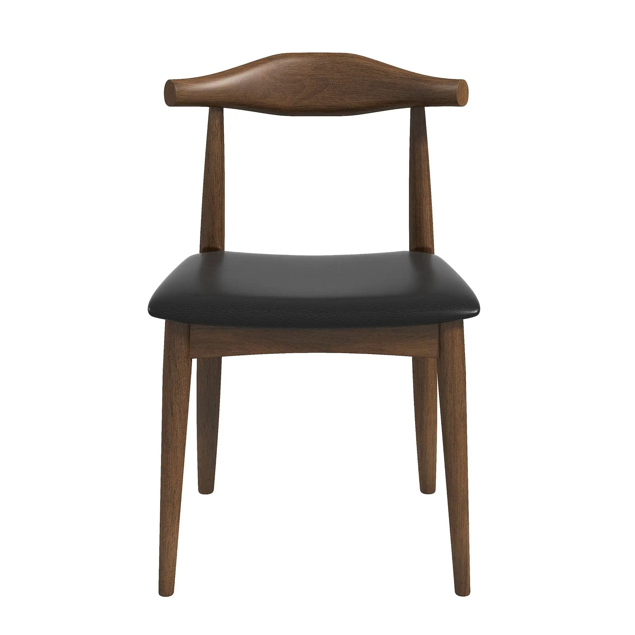 Destiny - Dining Chairs (Set of 2) - Black / Dark Brown by Unique Piece Furniture
